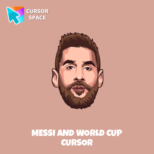 Messi and World Cup cursor arrow cursor