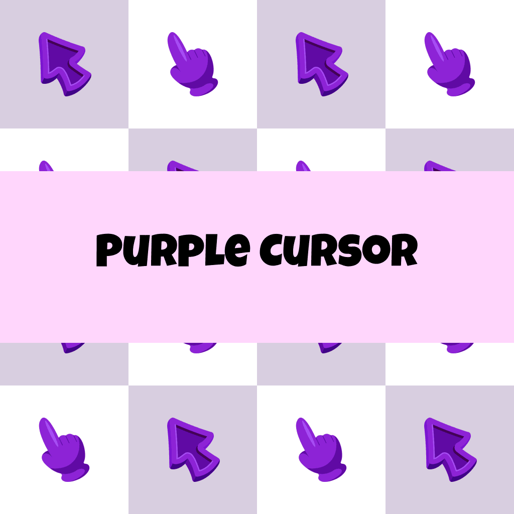 Preview Purple cursor custom cursor pack